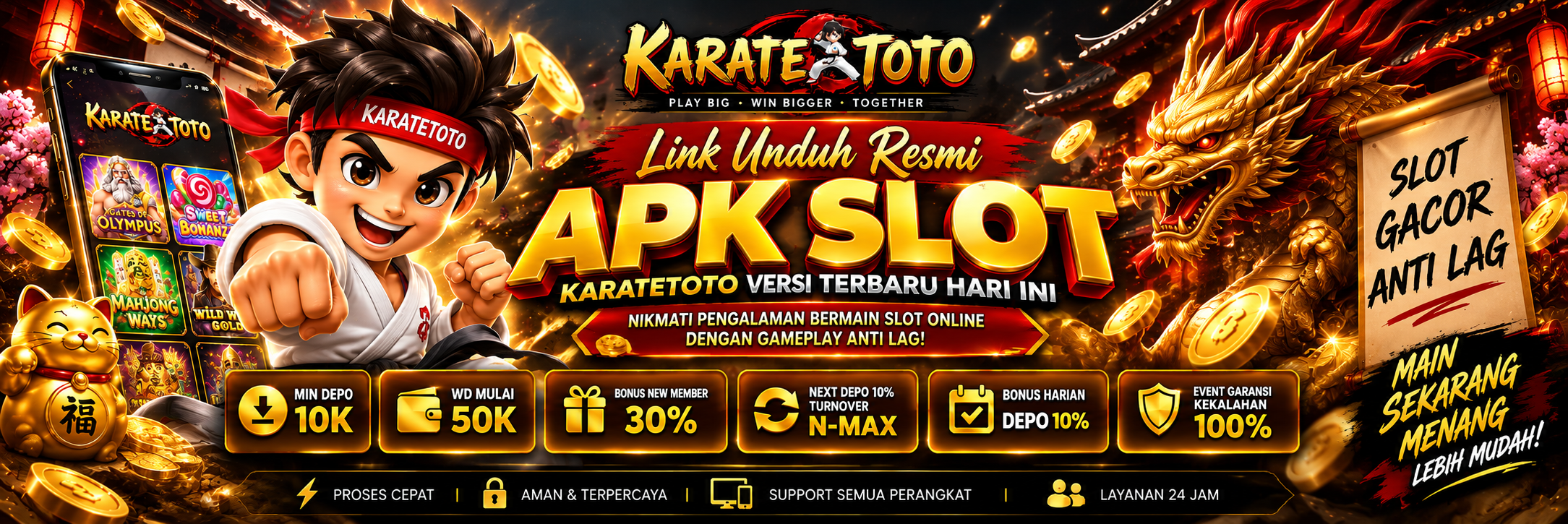 Unduh APK Slot Gacor KARATETOTO